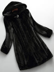 Valmont Hooded Faux Fur Coat