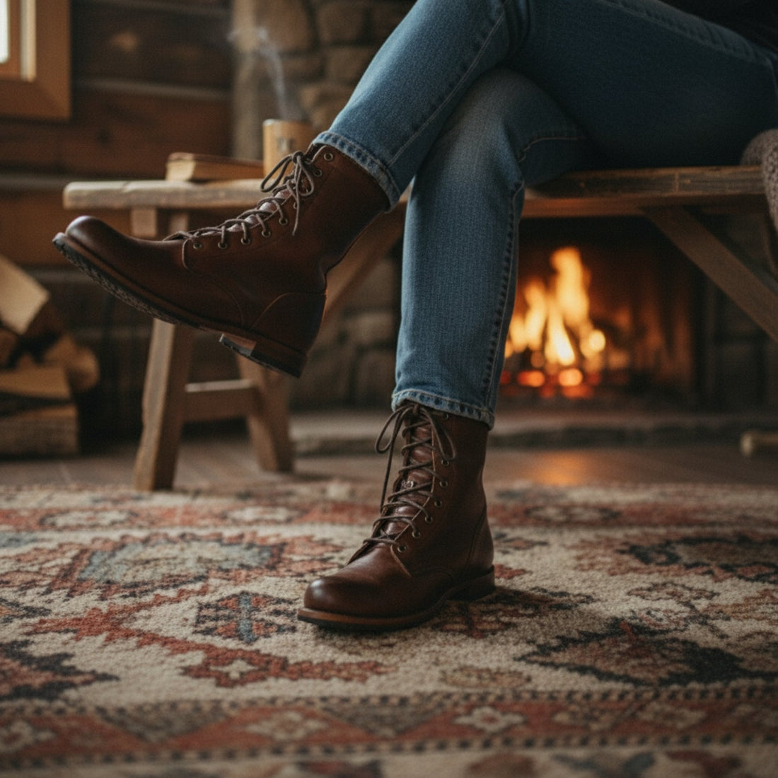Briar Lace-Up Mid-Calf Boots