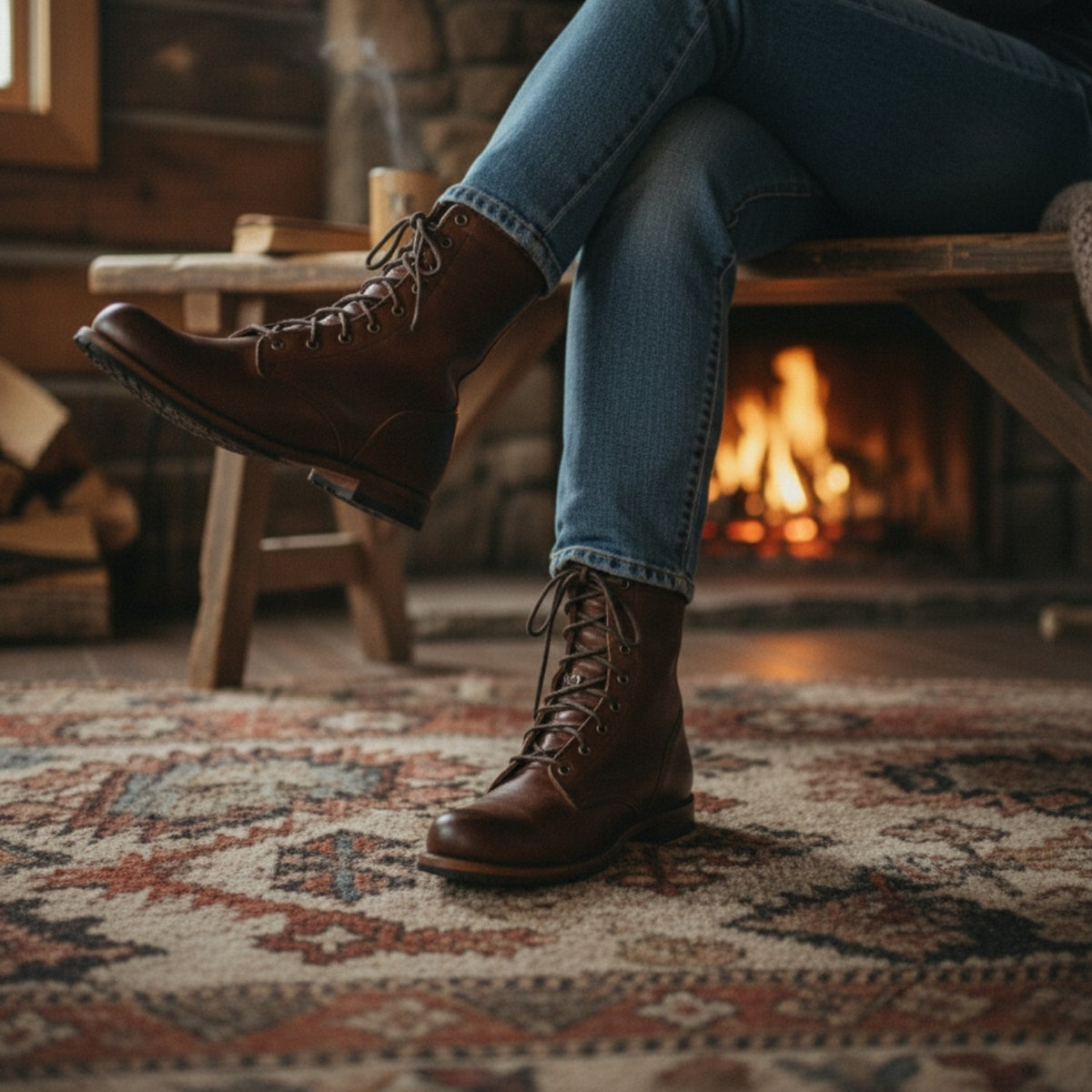 Briar Lace-Up Mid-Calf Boots