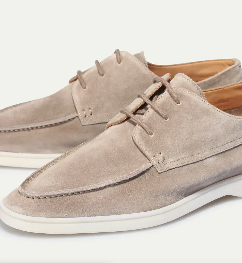 Angus Suede Lace-Up Derby Shoes