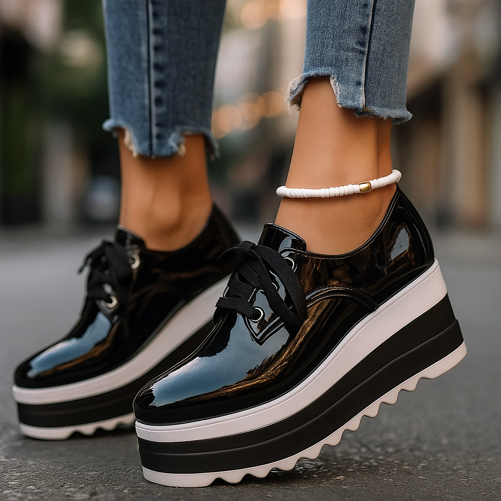 Tilly Leather Platform Sneakers