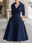 Elara A-Line Midi Dress| A-Line