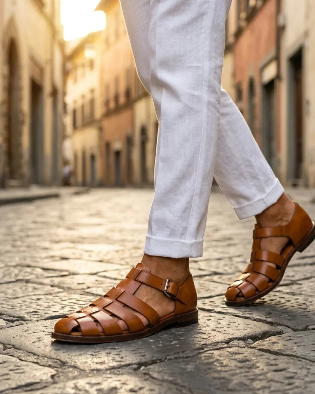 Ravello Woven Fisherman Sandals