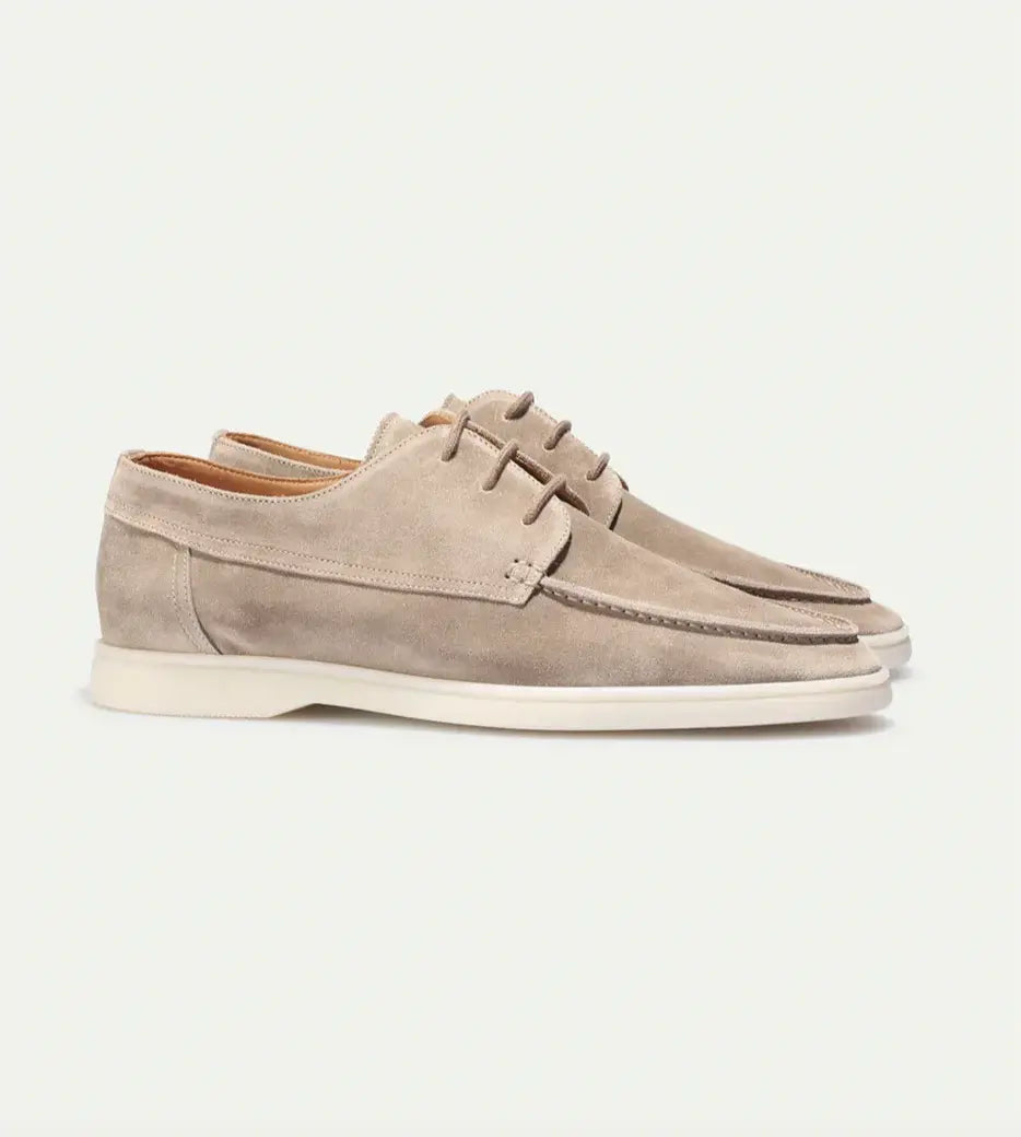Angus Suede Lace-Up Derby Shoes
