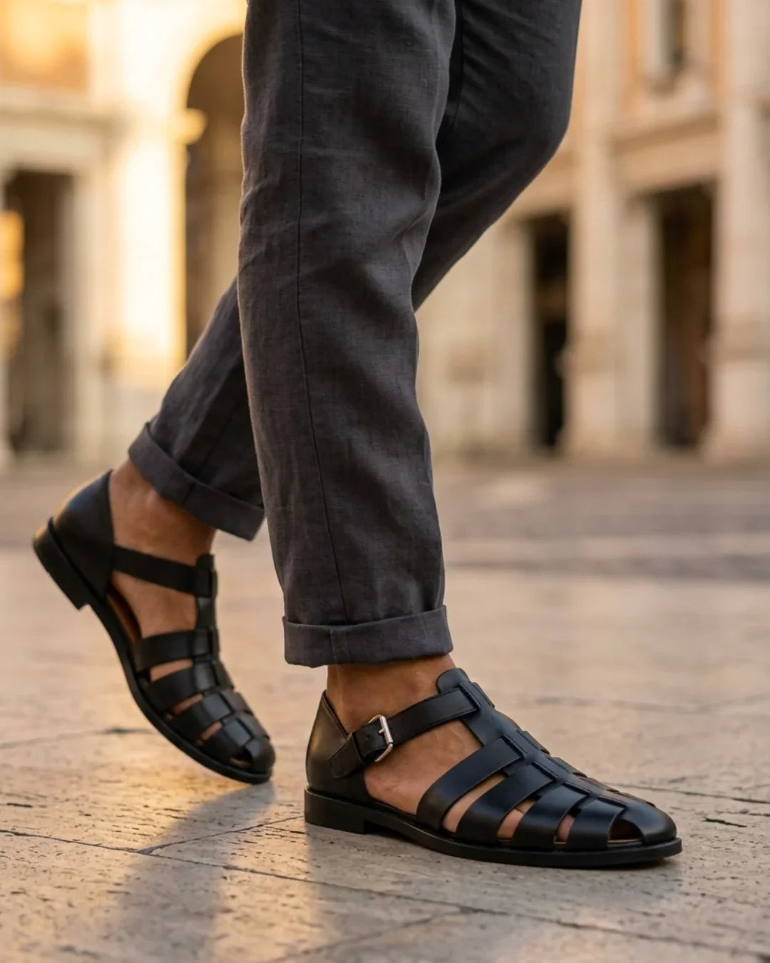 Ravello Woven Fisherman Sandals