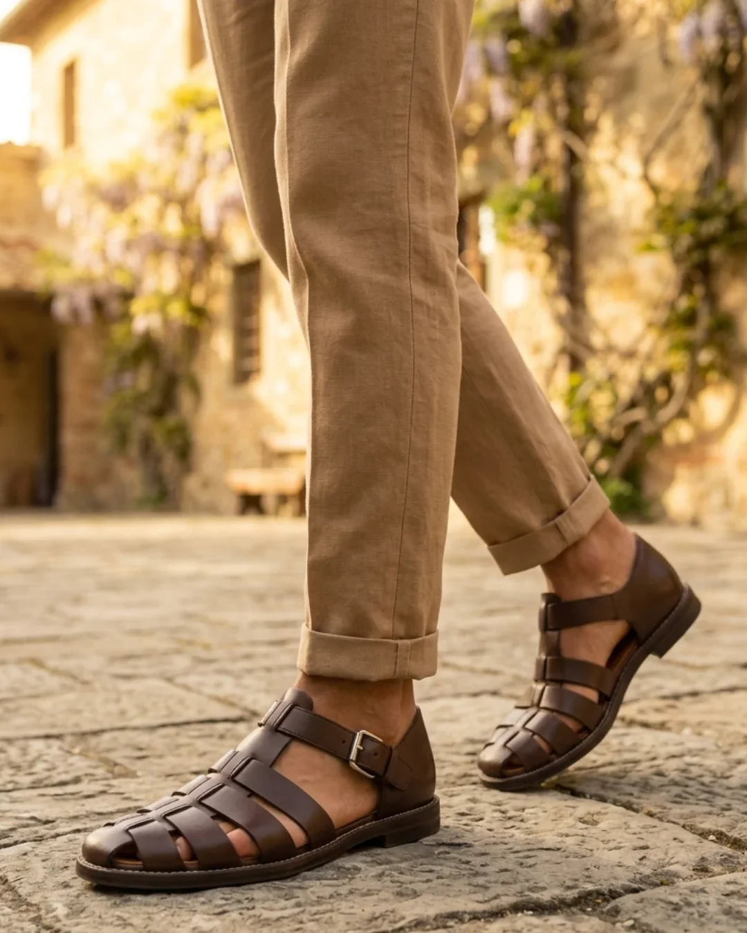Ravello Woven Fisherman Sandals
