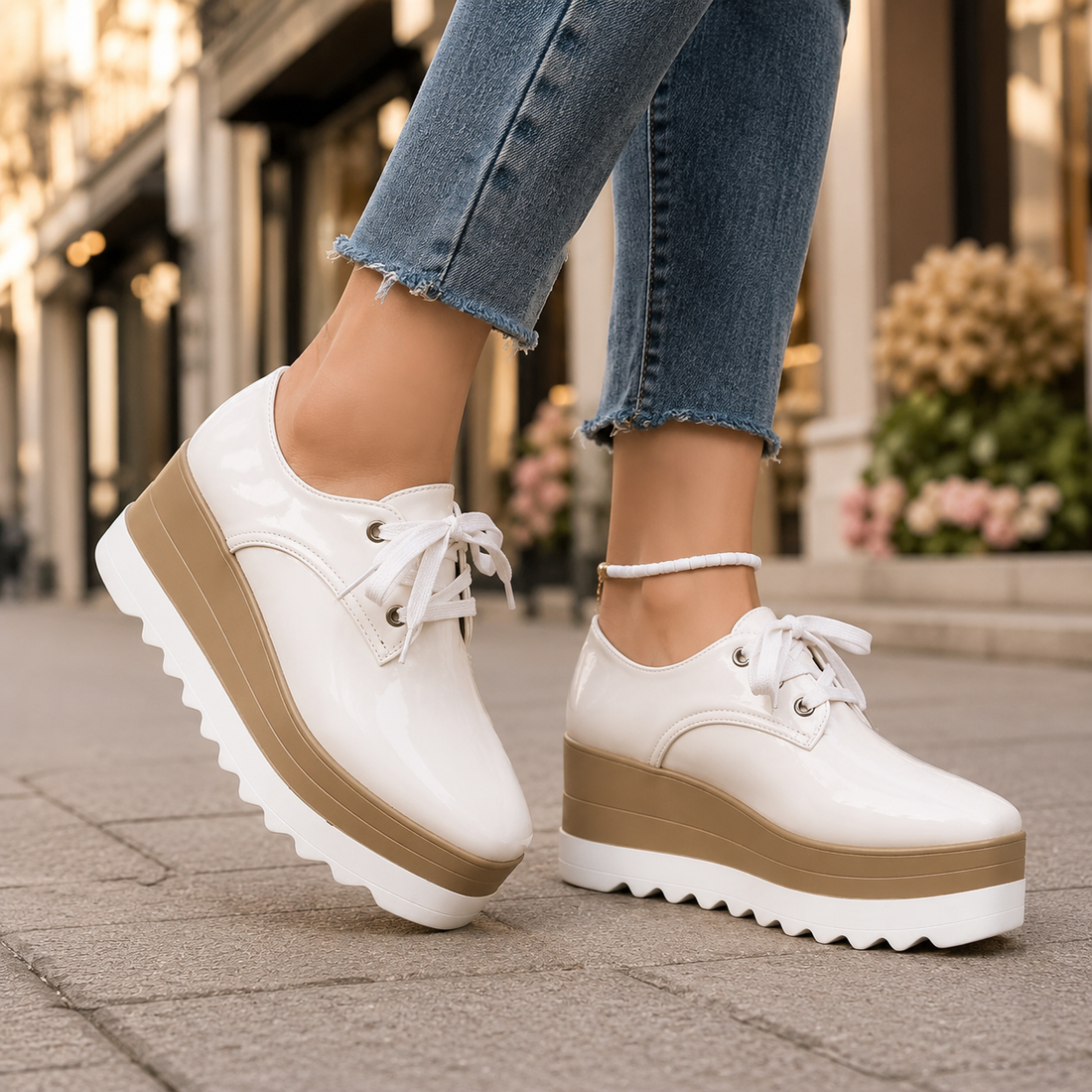 Tilly Leather Platform Sneakers