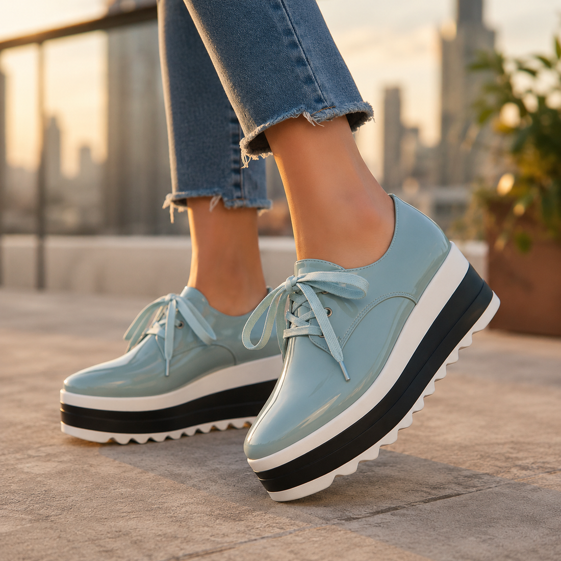 Tilly Leather Platform Sneakers