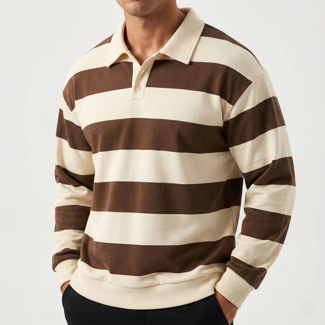 Kingsley Striped Rugby Shirt