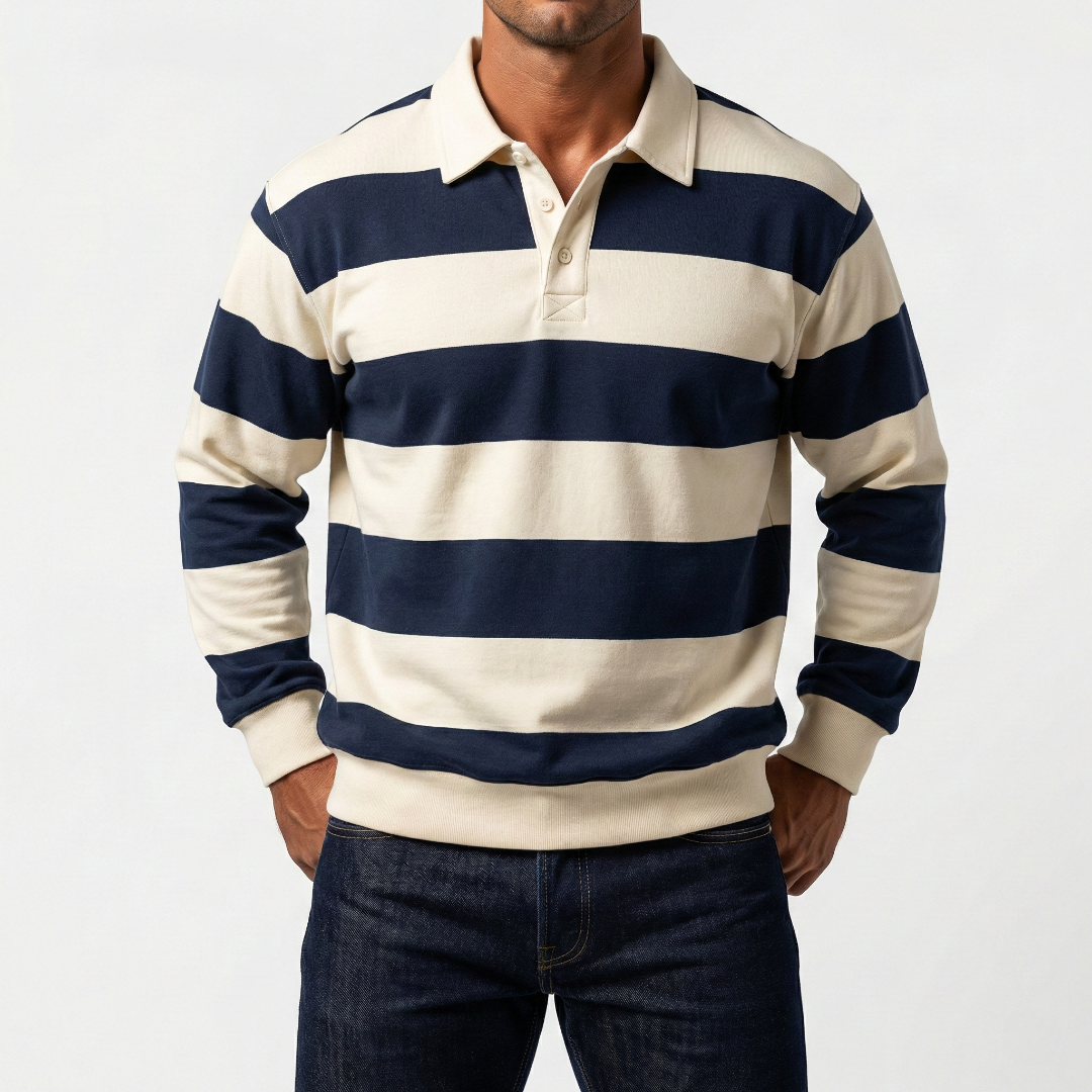 Kingsley Striped Rugby Shirt
