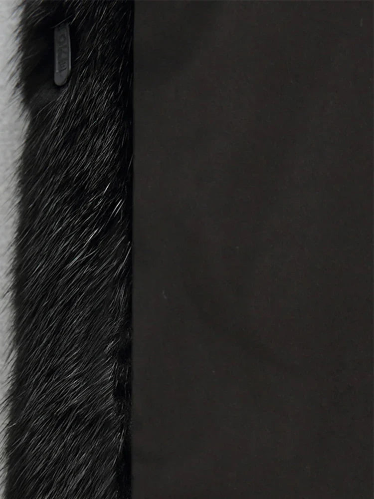 Valmont Hooded Faux Fur Coat