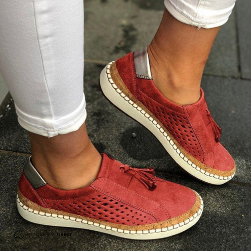 Alina Perforated Comfort Slip-Ons
