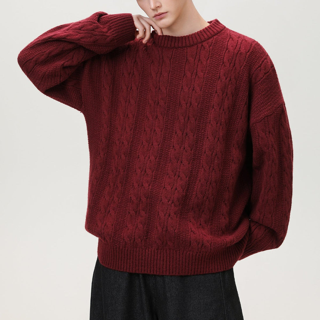 Langley Oversized Cable-Knit Sweater