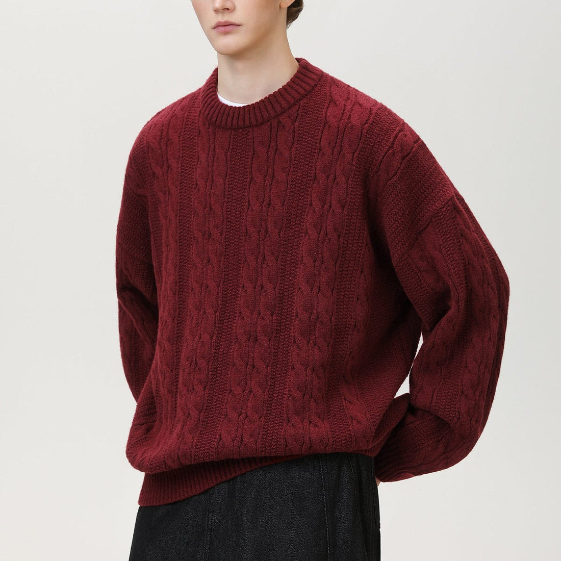 Langley Oversized Cable-Knit Sweater