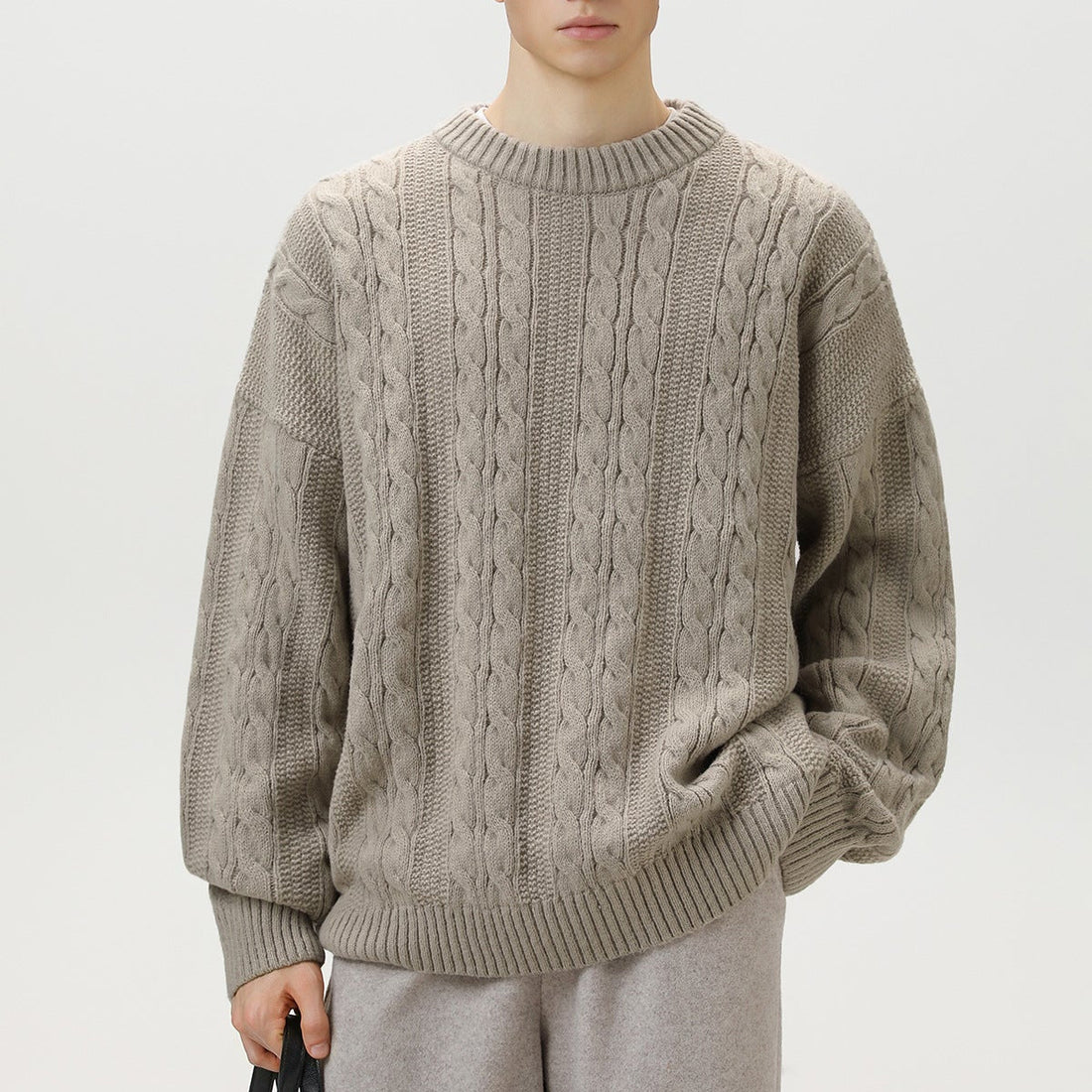 Langley Oversized Cable-Knit Sweater