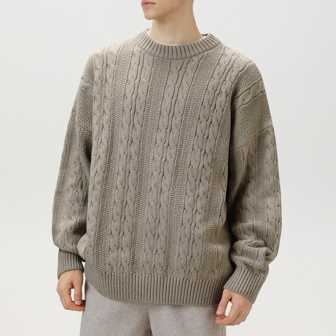 Langley Oversized Cable-Knit Sweater