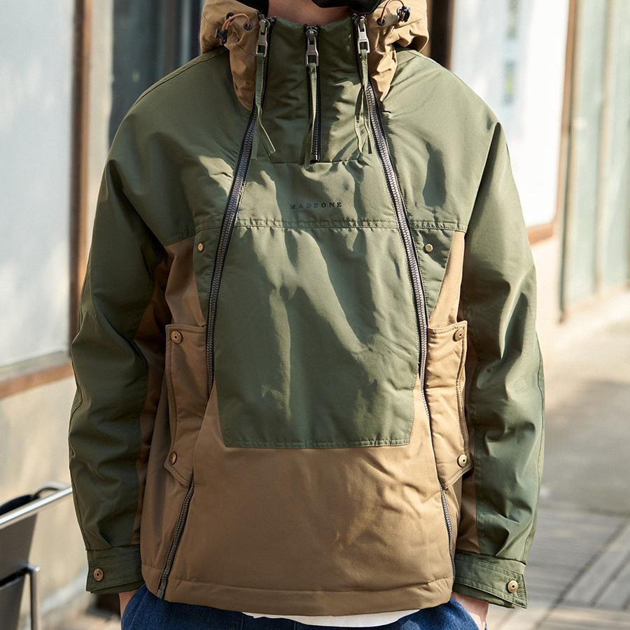Axton Colorblock Utility Jacket