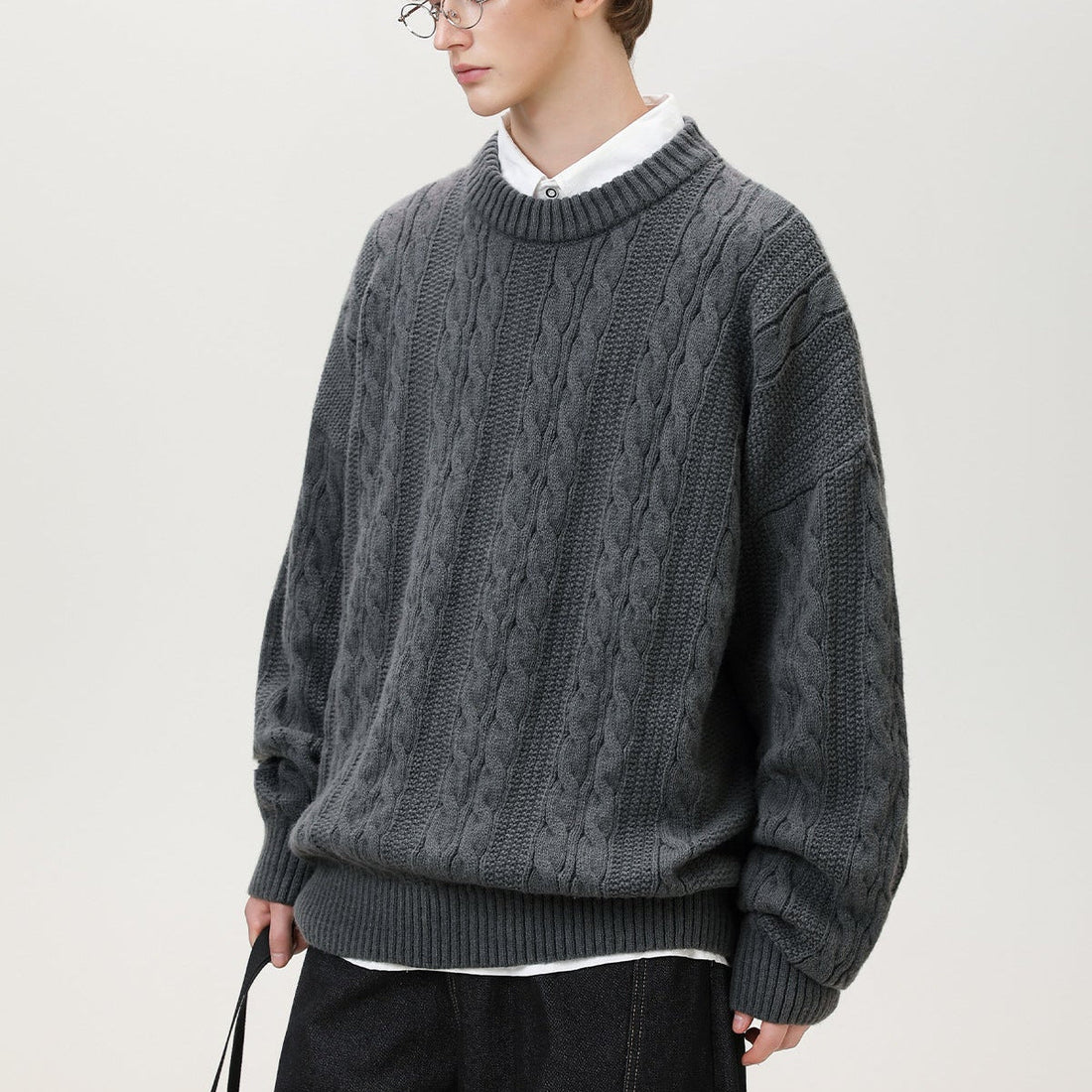 Langley Oversized Cable-Knit Sweater