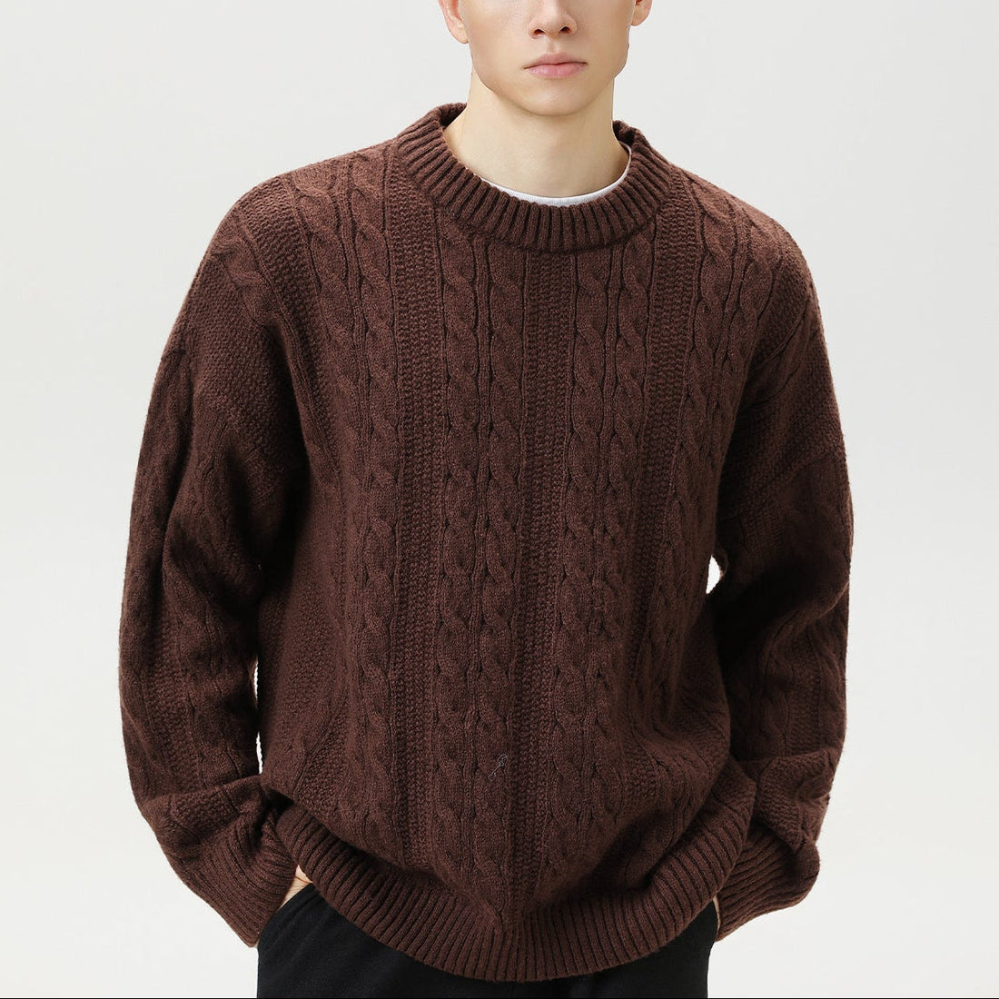 Langley Oversized Cable-Knit Sweater