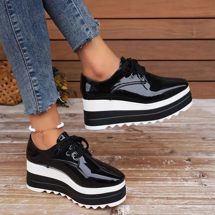 Tilly Leather Platform Sneakers