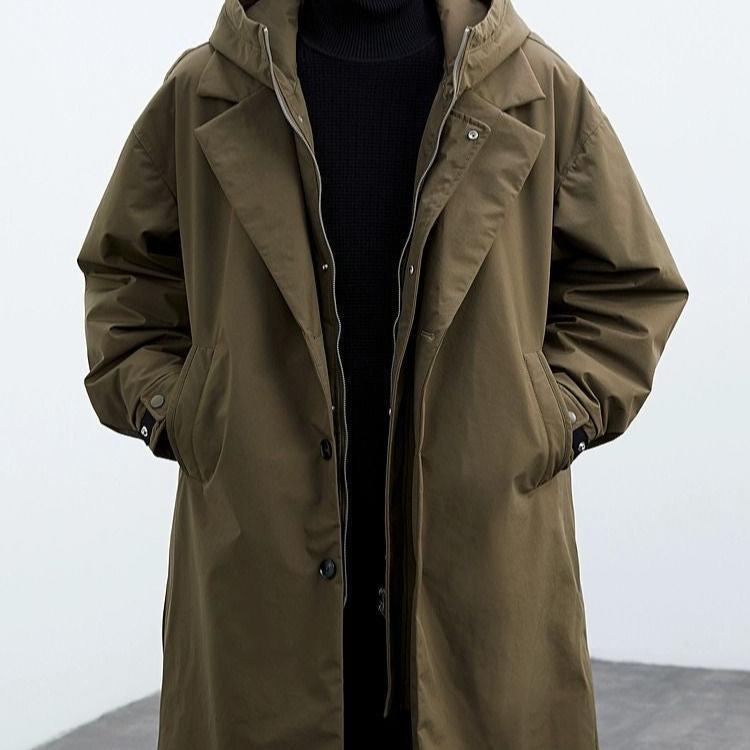 Hawthorne Weather-Resistant Hooded Overcoat