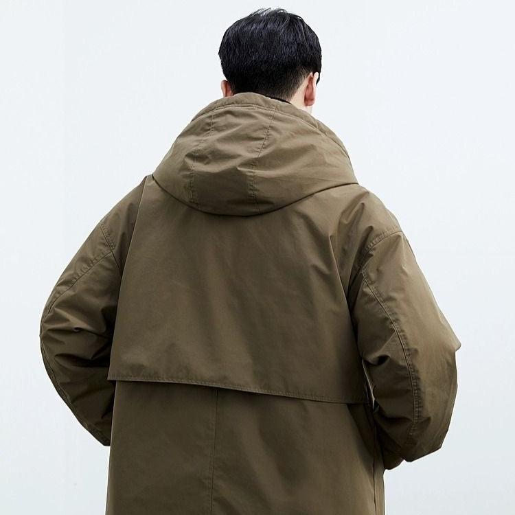 Hawthorne Weather-Resistant Hooded Overcoat