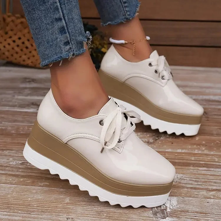 Tilly Leather Platform Sneakers