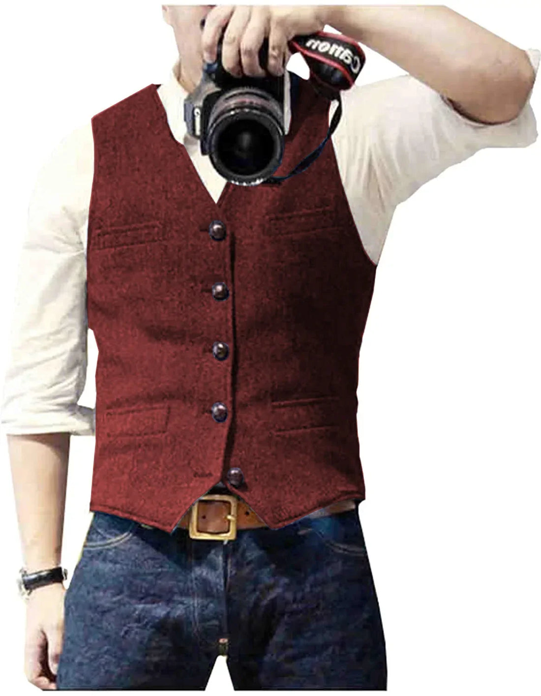 Hawthorn Herringbone Tweed Waistcoat