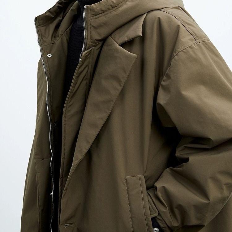 Hawthorne Weather-Resistant Hooded Overcoat