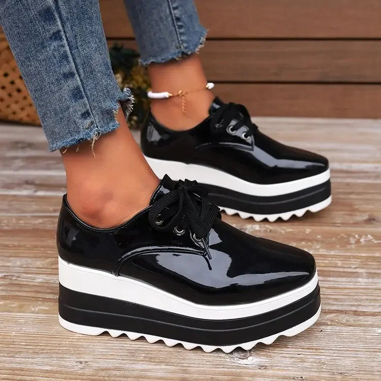 Tilly Leather Platform Sneakers