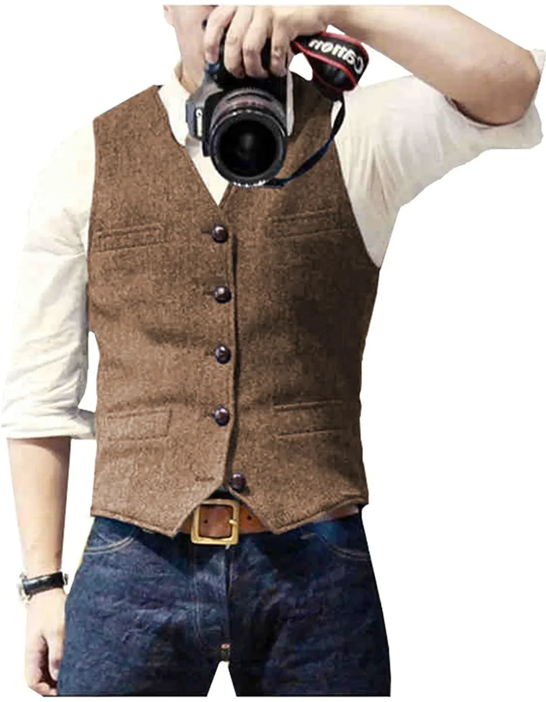 Hawthorn Herringbone Tweed Waistcoat
