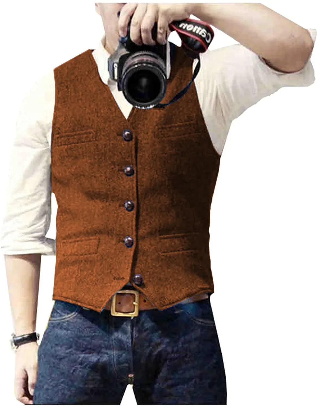 Hawthorn Herringbone Tweed Waistcoat