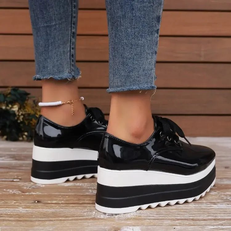 Tilly Leather Platform Sneakers
