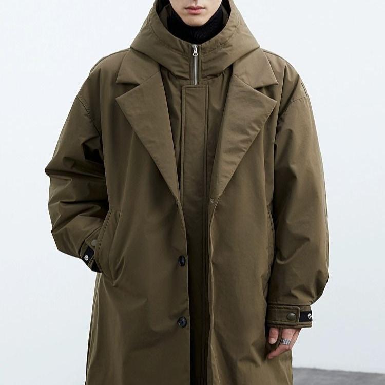Hawthorne Weather-Resistant Hooded Overcoat