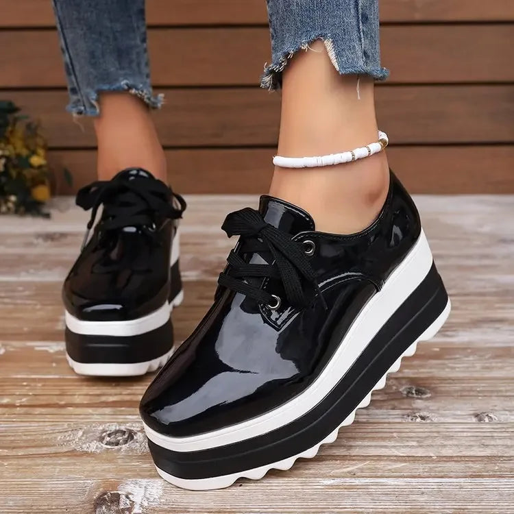 Tilly Leather Platform Sneakers