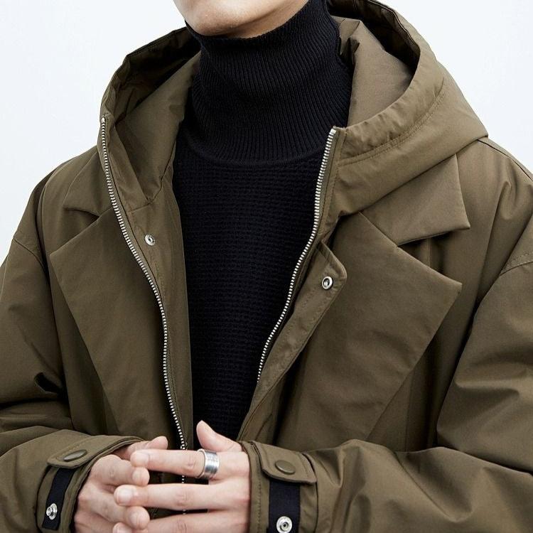 Hawthorne Weather-Resistant Hooded Overcoat