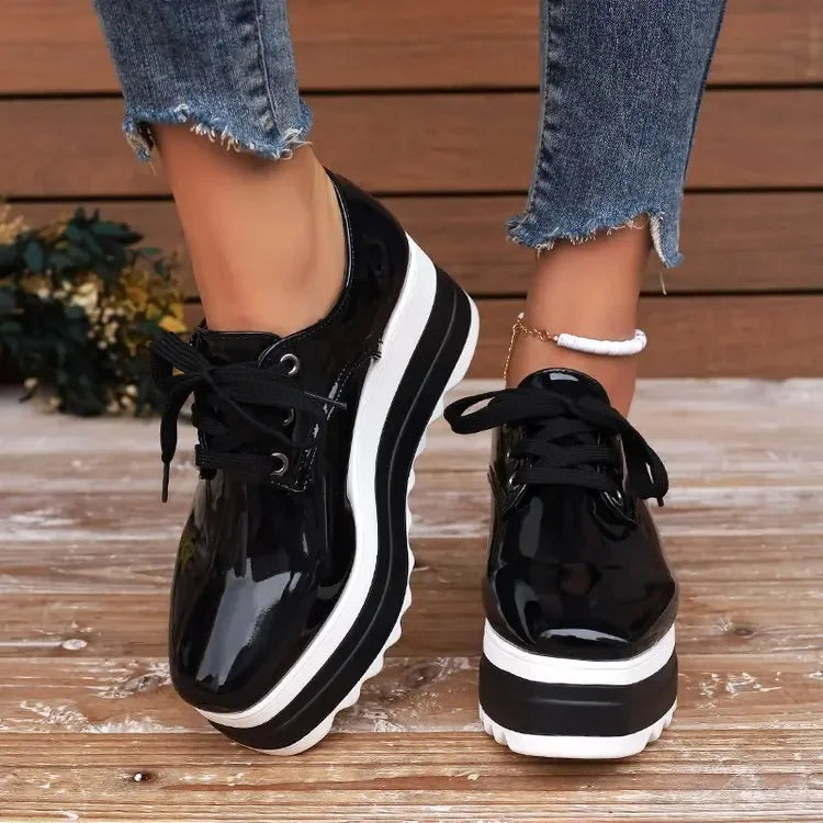 Tilly Leather Platform Sneakers