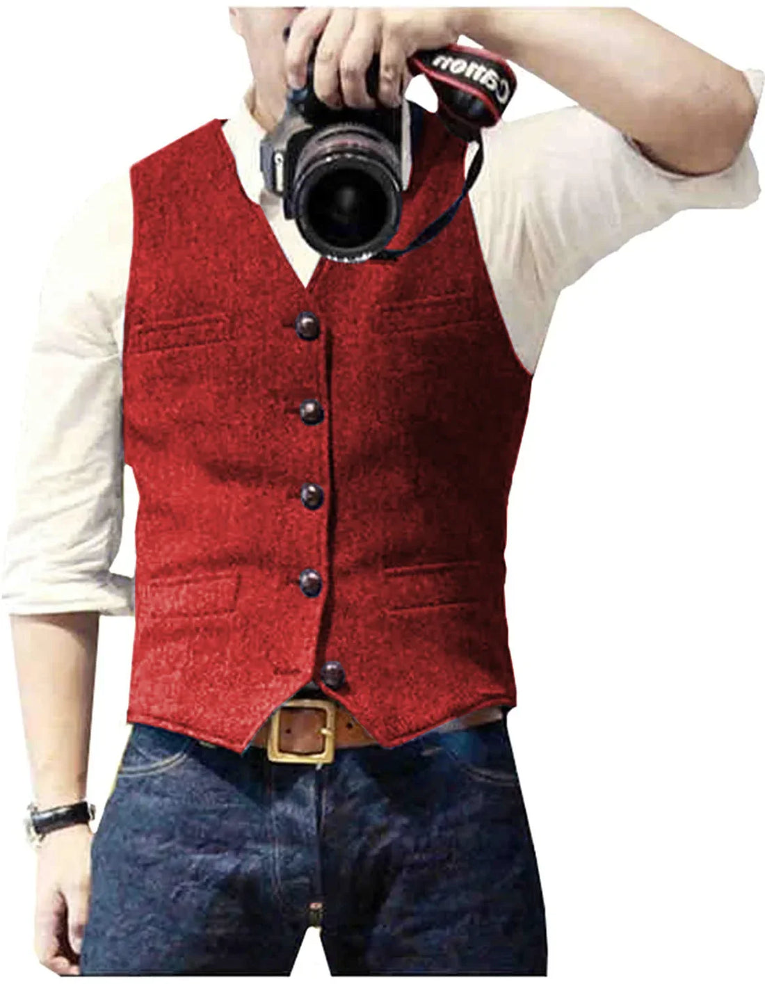 Hawthorn Herringbone Tweed Waistcoat