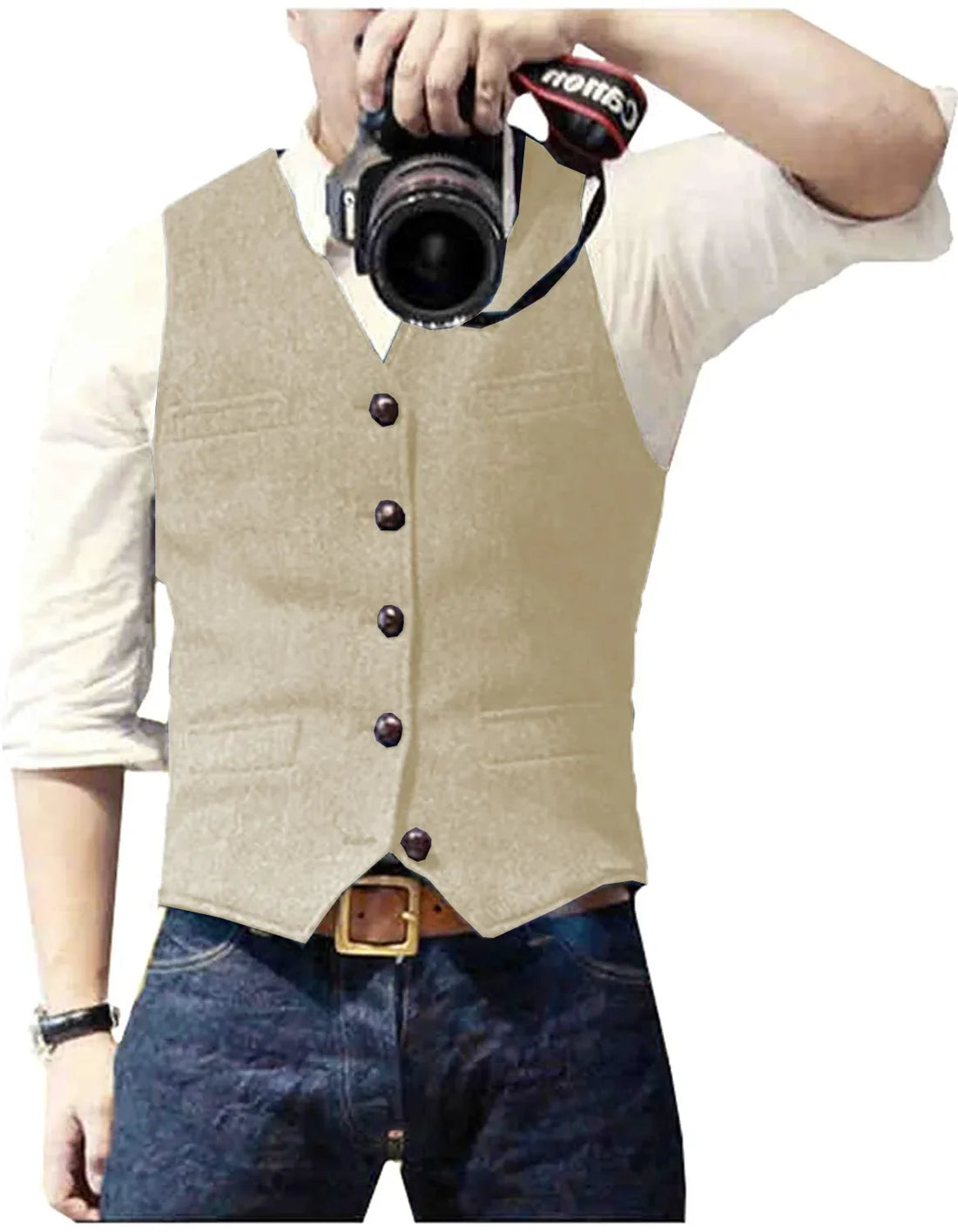 Hawthorn Herringbone Tweed Waistcoat