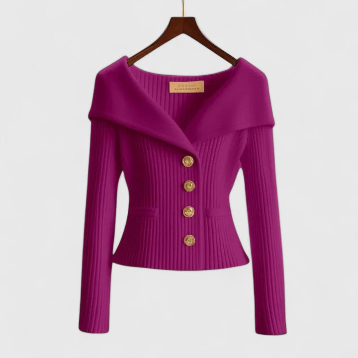 Eliana Off-Shoulder Cardigan