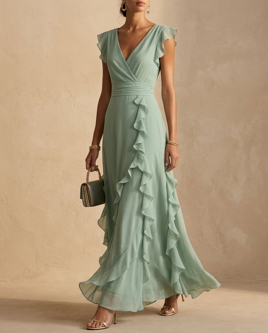 Elowen Ruffle Maxi Dress