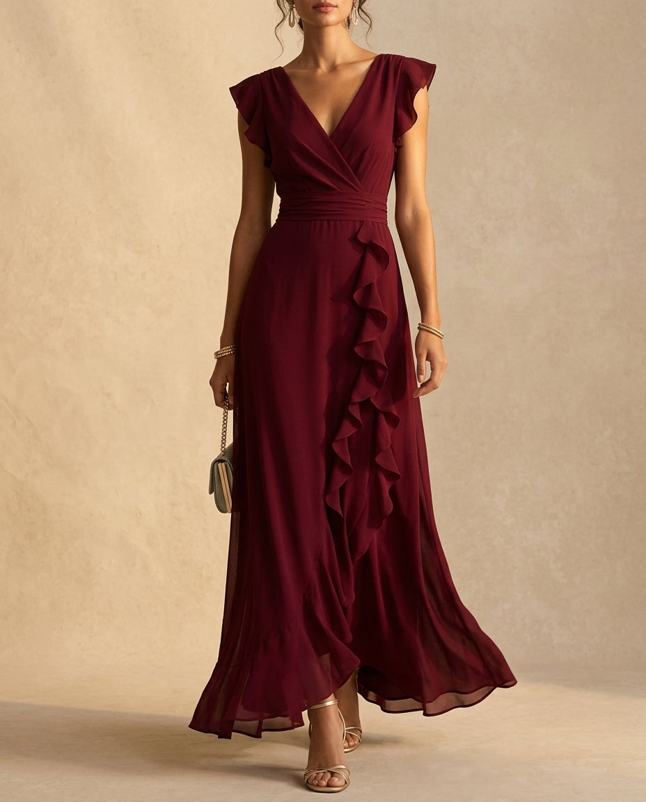 Elowen Ruffle Maxi Dress