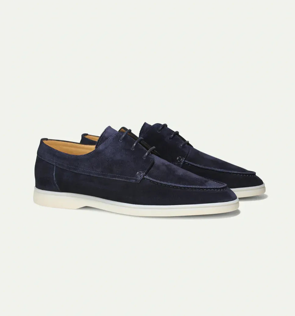 Angus Suede Lace-Up Derby Shoes